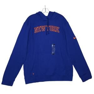 Nike NBA mens blue New York hoodie sz L NWT